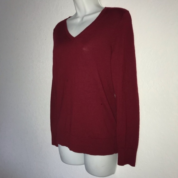 Talbots Merino Wool V Neck Long Sleeve Women Sweater S - Picture 3 of 5